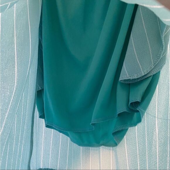 ✨ Red Dress Boutique ABOVE AVERAGE AQUA STRIPE MAXI DRESS✨ - Picture 10 of 11